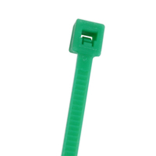 NTE Electronics 04-05405 CABLE TIE 40 LB. INTERMEDIATE 5.8" GREEN 100/BAG