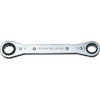 Stahlwille 41130910 25 Ratchet ring Spanner, 9 x 10 mm