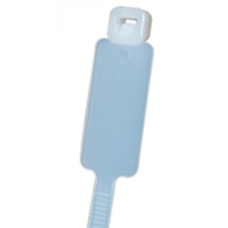 NTE Electronics 04-0750ID9 CABLE TIE 50 LB. ID .500"X1" PAD 7.8" NATURAL 100/BAG