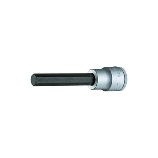 Gedore 2003538 Screwdriver Bit Socket 3/4 Inch Drive, Long, In-Hex 22 mm