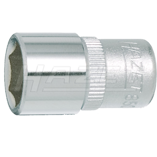 Hazet 850-3 (6-Point) Hollow 6.3mm (1/4") Hexagon 3-3 Traction Socket