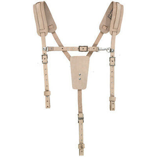 Klein 5413 Soft Leather Work Belt Suspenders