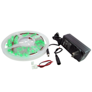 NTE Electronics 69-36G-WR-KIT LED STRIP KIT GREEN 16.4FT IP65 300 (3528) LEDS