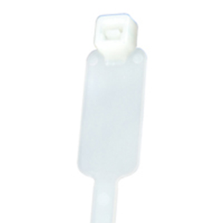 NTE Electronics 04-1450ID9 CABLE TIE 50 LB. ID .5"X1" PAD 14.1" NATURAL 100/BAG