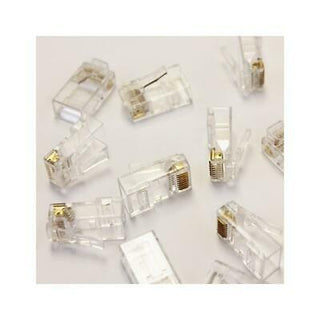 Eclipse 902-550-50 QuikThru Modular Plug Connectors, CAT6, 3 prong, 50 PK