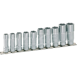 Hazet 880LG/10H (6-Point) 10mm (3/8") 10-19 Traction Socket Set