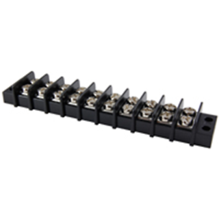 NTE Electronics 25-B500-10 Terminal Block Barrier Dual Row 10 Pole 9.50mm Pitch