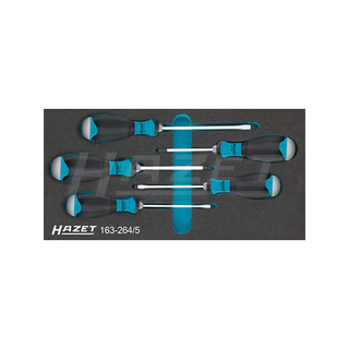 Hazet 163-264/5  Screwdriver set with impact cap