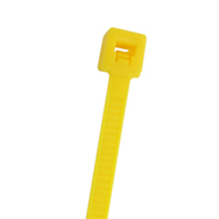 NTE Electronics 04-05404 CABLE TIE 40 LB. INTERMEDIATE 5.8" YELLOW 100/BAG