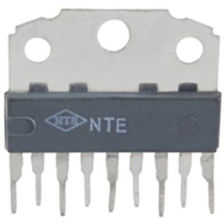 NTE Electronics NTE7206 IC TRIPLE VIDEO AMP FOR COLOR CRT APPS 9-LEAD SIP