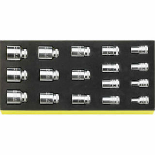 Stahlwille 96838780 TCS 50a/17 1/2" Drive Socket Set in TCS inlay