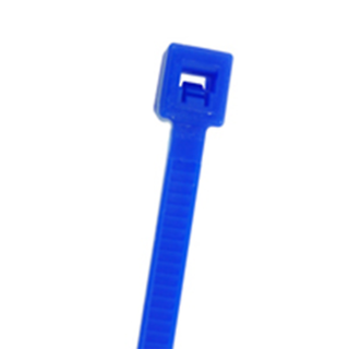 NTE Electronics 04-07506 CABLE TIE 50 LB. STANDARD 7.5" BLUE NYLON 100/BAG