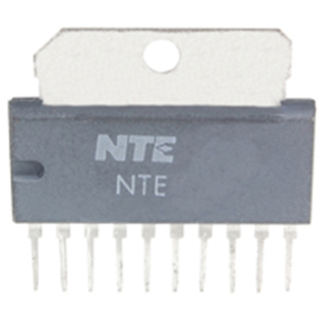 NTE Electronics NTE1387 INTEGRATED CIRCUIT DUAL 2.4 WATT AUDIO POWER AMP 10-LEAD