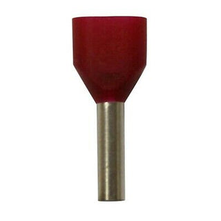 Eclipse 701-090-100 Wire Ferrule, 100 pk, Red, Twin AWG 18