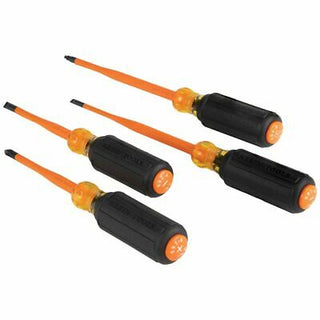 Klein Tools 33734INS Screwdriver Set, Slim-Tip Insulated