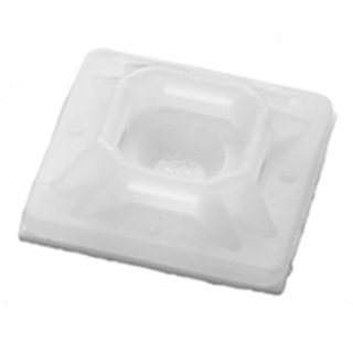 NTE Electronics 04-MP10009 MOUNT PAD 1" SQUARE FOR #6 SCREW NATURAL 100/BAG