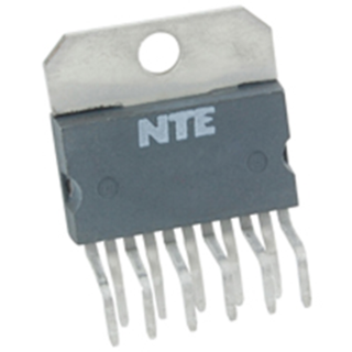 NTE Electronics NTE7053 IC - 22W BRIDGE-STEREO AMP FOR CAR RADIO 11-LEAD SIP