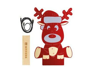 Whadda WPXL102 LED kit Rudolf XL pre-assembled programming kit - red version