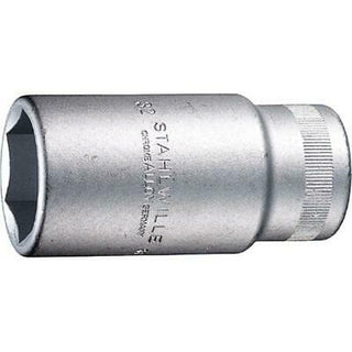 Stahlwille 05020034 56 3/4" 6-pt Extra Deep Socket, 34 mm