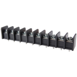 NTE Electronics 25-B400-10 Terminal Block Barrier 10 Pole 11.00mm Pitch 300V 25A