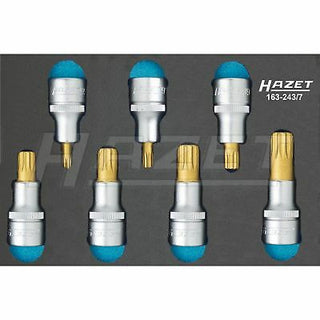 Hazet 163-243/7  Screwdriver socket set (XZN)