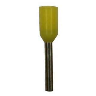 Eclipse 701-104-100 Wire Ferrule, 100 pk, Yellow AWG 24, 6mm Barrel