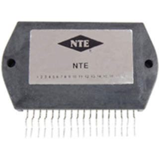 NTE Electronics NTE1885 HYBRID MODULE 4 PHASE STEPPING MOTOR DRIVER 1.75A 18-LEA