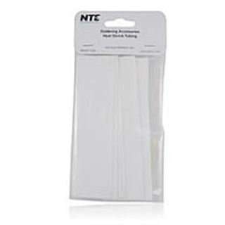 NTE Electronics 47-21006-W Heat Shrink 1" Dia White 6" Length 7pcs 2:1