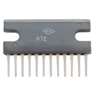 NTE Electronics NTE1293 INTEGRATED CIRCUIT DUAL AUDIO POWER AMP 5.8W 12-LEAD