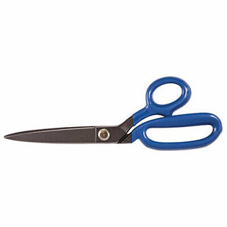 Heritage Cutlery 210LR1 10'' Bent Trimmer / Large Ring / Blue Coating / No-Stick