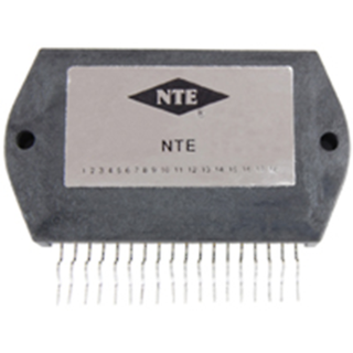 NTE Electronics NTE1817 HYDRID MODULE DUAL 20W AUDIO POWER OUTPUT DUAL POWER SUP