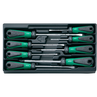 Stahlwille 96489210 4892 3K DRALL 8 pcs Slotted and Phillips Screwdriver Set