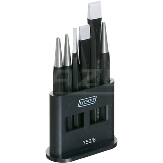 Hazet 750/6 Chisel, Drift Punch, Centre Punch Set