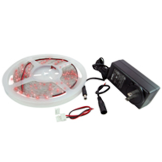 NTE Electronics 69-36R-WR-KIT LED STRIP KIT RED 16.4FT IP65 300(3528) LEDS