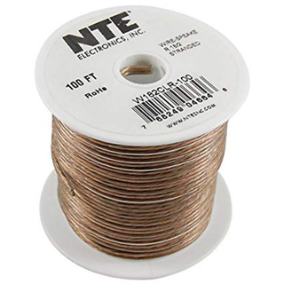 NTE Electronics  W222CLR-25 WIRE-CLEAR SPEAKER 22/2GAUGE STRANDED 25 FEET