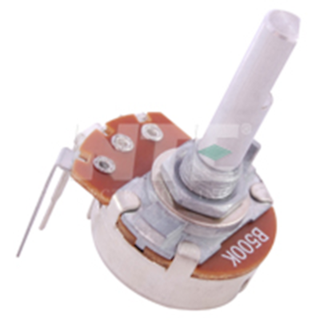 NTE Electronics 502-0404 POTENTIOMETER 1/4W 24MM 6MM SHAFT DIA 1.18" SHAFT