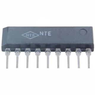 NTE Electronics NTE1711 INTEGRATED CIRCUIT 2 HEAD RECORD AMP FOR VCR 9-LEAD SIP