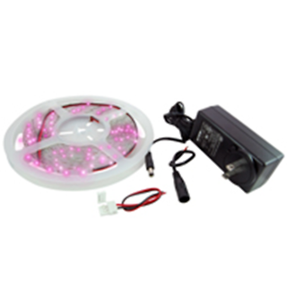 NTE Electronics 69-36PI-KIT LED STRIP KIT PINK 16.4FT 300 (3528) LEDS 12V