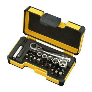 Felo 05772306 Box Set with Mini ratchet, Adapter