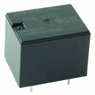 NTE Electronics R46-5D3-48 RELAY-SPDT 5AMP 48VDC SEALED LOW PROFILE