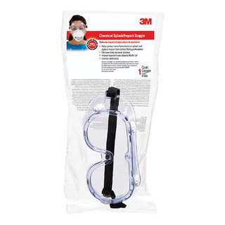 3M™ Chemical Splash/Impact Goggle, 91252-80024