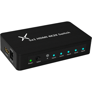 Bytecc 11007 XtremPro HDMI Switch Ultra Slim 5x1 Ports