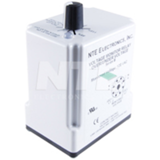 NTE Electronics R67-11D10-24 RELAY VOLTAGE MONITORING DPDT 24VDC 10A 8-PIN