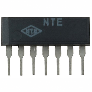 NTE Electronics NTE1223 INTEGRATED CIRCUIT LO-NOISE AF PREAMP 7-LEAD SIP VCC=20V