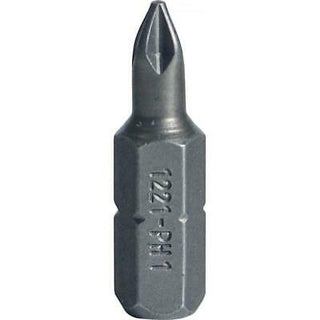 Stahlwille 08010001 1221 #1 x 25mm Phillips Insert Bit