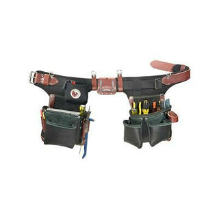 Occidental Leather B9588 Adjust-to-Fit Green Building Tool Belt Set - Black