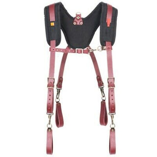 CLC 21522 FULLY-ADJUSTABLE, PADDED YOKE LEATHER SUSPENDERS