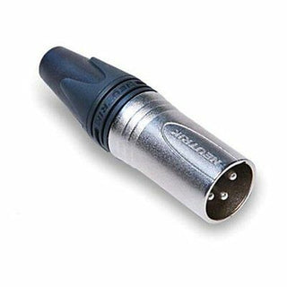 Hosa Technology NC3MXX Neutrik Male 3-Pin XLR Connector, Silver-Plated Contacts