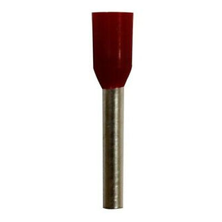 Eclipse 701-130-100 Wire Ferrule, 100 pk, Red, AWG 18