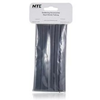 NTE Electronics 47-25306-BK Heat Shrink 3/8 " Dia W/adhesive BLK 6" Length 5pcs